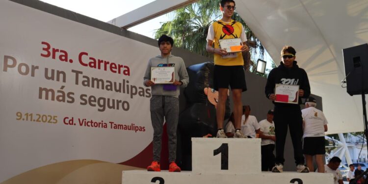 Celebra SSPT Tercera Carrera “Por un Tamaulipas más Seguro”