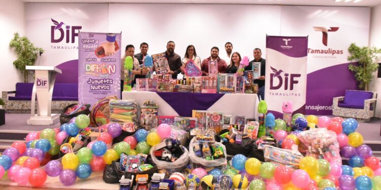 Se suma Secretaría de Turismo al DIFTON 2025 “Juguetes por montón” en apoyo a  niñez tamaulipeca