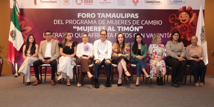 Participa STPS en Foro Tamaulipas del Programa Mujeres de Cambio “Mujeres al Timón”