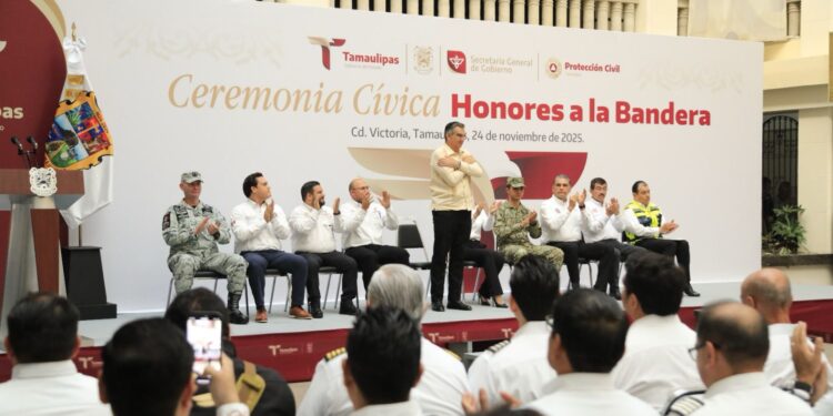Reconoce gobernador al equipo de Protección Civil y a Servicios Aéreos de Tamaulipas