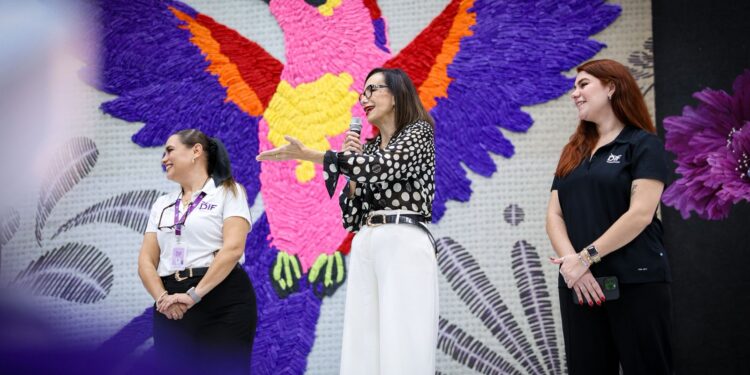 Niñas, niños y adolescentes participan en la Feria de los Derechos 2025 del DIF Tamaulipas