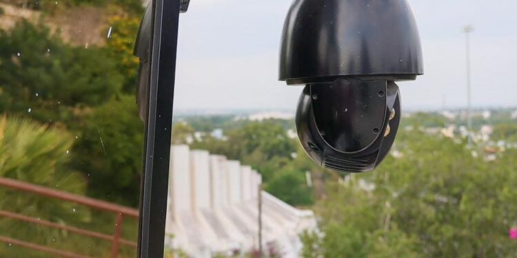 Refuerza SEBIEN vigilancia en parque La Loma en la capital tamaulipeca