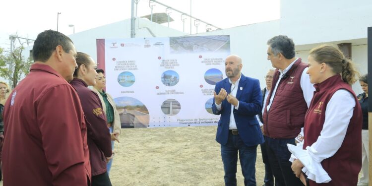 Supervisa Américo rehabilitación de tratadora de aguas residuales en Nuevo Laredo