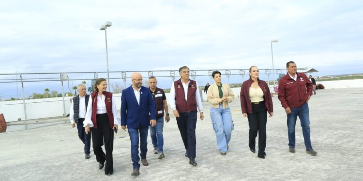 Supervisa Américo rehabilitación de tratadora de aguas residuales en Nuevo Laredo