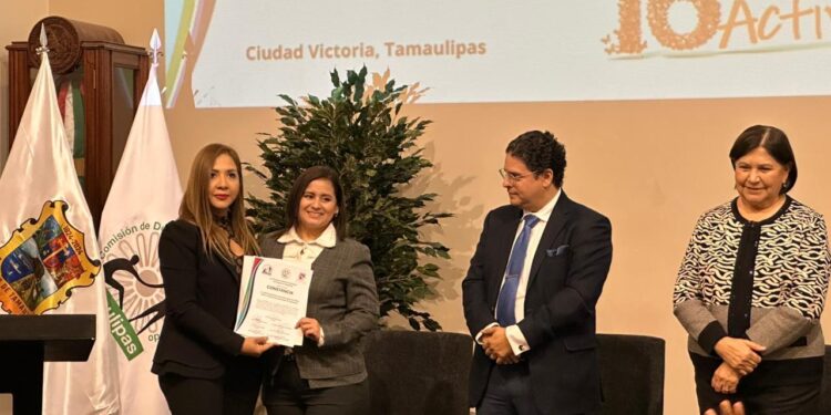 Otorga CODHET Mención Especial a SIPINNA Tamaulipas por prácticas destacadas en la protección de los derechos de niñas, niños y adolescentes