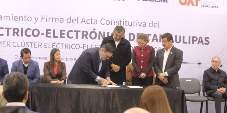 Tamaulipas hace historia con la creación del primer Clúster Eléctrico–Electrónico de México