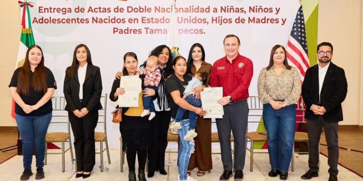 Entrega ITM 250 actas de doble nacionalidad a niñas, niños y adolescentes en Gustavo Díaz Ordaz