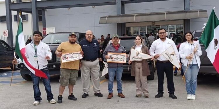 Recibe Instituto Tamaulipeco para los Migrantes a más de 120 vehículos de la Caravana “Arroyo Seco”
