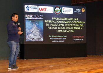 Analiza la UAT interacción humano-cocodrilo en el sur de Tamaulipas