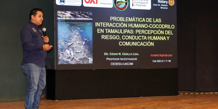 Analiza la UAT interacción humano-cocodrilo en el sur de Tamaulipas