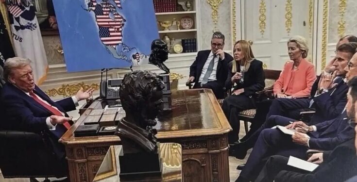 ¿Groenlandia y Venezuela como parte de EE. UU.? Las polémicas imágenes de Donald Trump