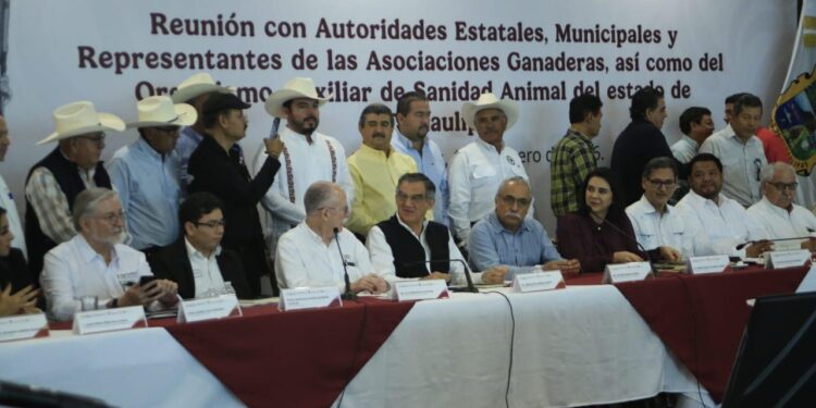 Tamaulipas refuerza acciones contra el gusano barrenador; no se cerrará comercialización del ganado: Berdegué Sacristán