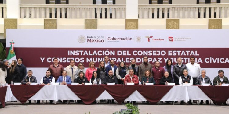 Instala Tamaulipas Consejos de Paz y Justicia Cívica; es primera entidad donde se entregan títulos a asociaciones religiosas