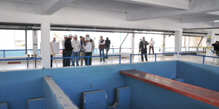 Supervisa SRHDS avances en la rehabilitación de la Planta Potabilizadora Número 1 de Matamoros