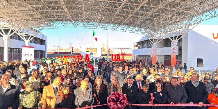 UAT y Gobierno de Nuevo Laredo inauguran obras en la nueva Preparatoria