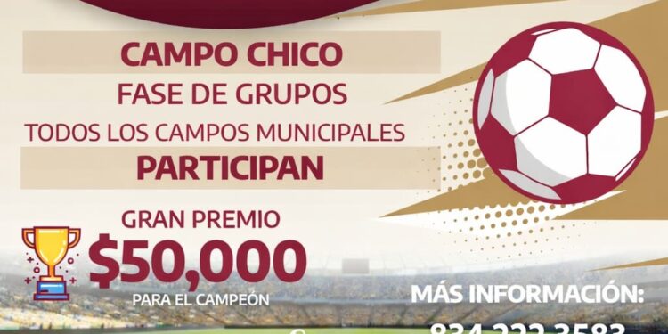 ¡Por la gloria y 50 mil pesos! Nace la Súper Liga de Fútbol en Ciudad Victoria