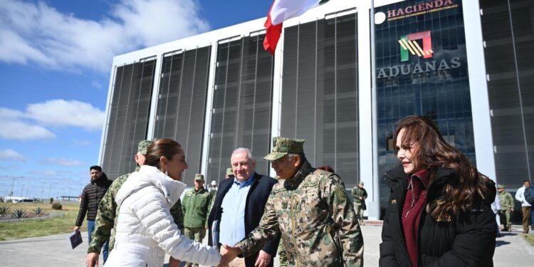 Inaugura presidenta la Agencia Nacional de Aduanas de México en Nuevo Laredo