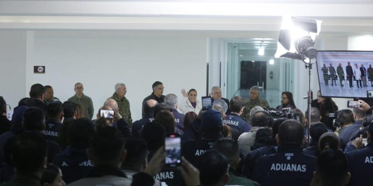 Inaugura presidenta la Agencia Nacional de Aduanas de México en Nuevo Laredo