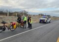 De Holanda a las montañas de Tamaulipas: Guardia Estatal auxilia a ciclistas extranjeros en la Carretera 101