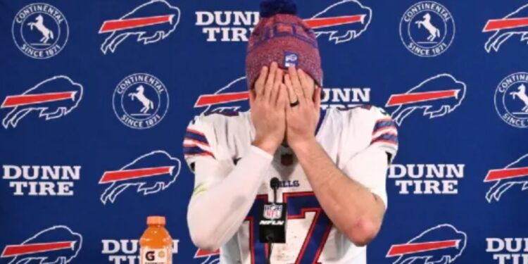 Dramática eliminación de los Bills: Josh Allen rompe en llanto tras caer ante los Broncos