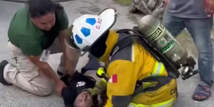 El sacrificio de un héroe en Matamoros: el comandante que salvó una vida y hoy despide a su hijo entre llamas