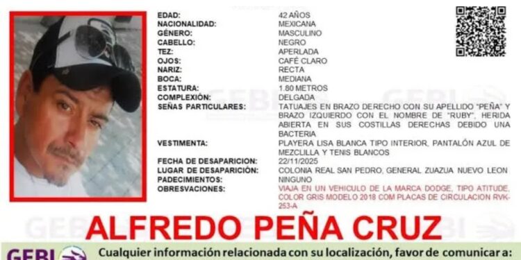 Familia de taxista regio exige respuestas: Alfredo Peña desapareció en su trayecto a Tamaulipas