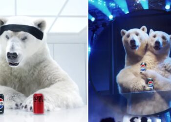 ​El «sacrilegio» publicitario de Pepsi: Secuestra al oso polar de Coca-Cola para el Super Bowl LX