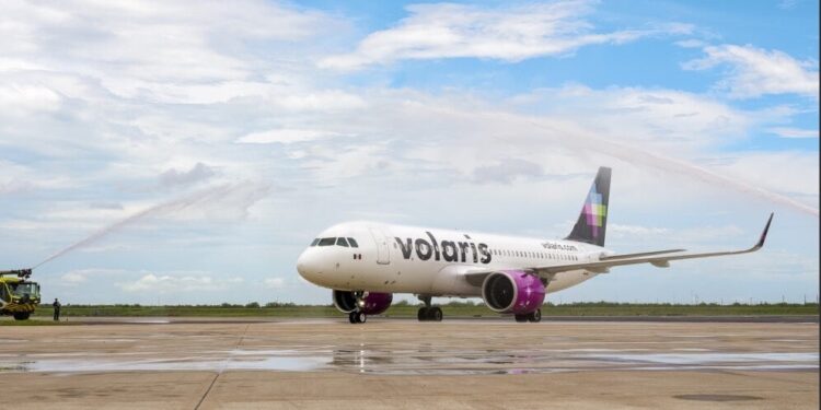 Aterriza Volaris con nueva ruta Reynosa–Guadalajara