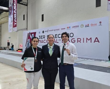 Destacan estudiantes de la UAT en Nacional de Esgrima