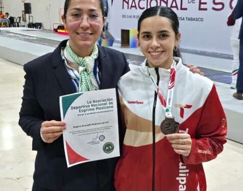 Destacan estudiantes de la UAT en Nacional de Esgrima