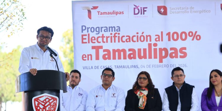 Arranca el Programa de Electrificación al 100% en Tamaulipas
