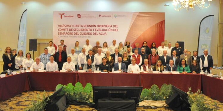 Realiza SRHDS Vigésima Cuarta Reunión del Semáforo del Cuidado del Agua en Matamoros