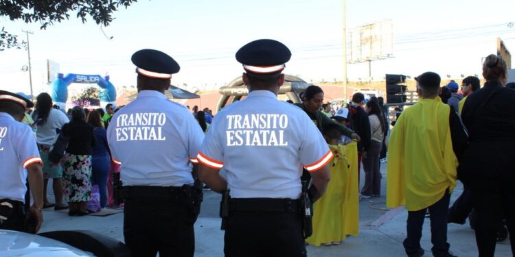 Guardia y Tránsito Estatal conviven con familias reynosenses en Carrera “Pequeños Héroes” 2026