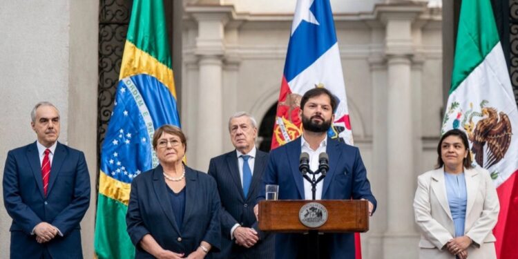 Histórica candidatura: México se une a Chile y Brasil para impulsar a Michelle Bachelet en la ONU