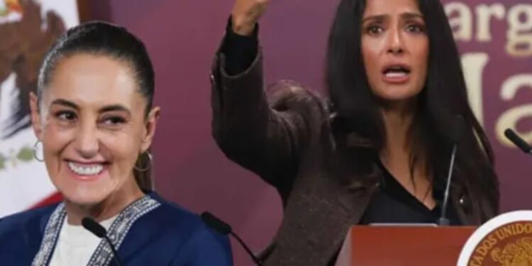 Salma Hayek y Claudia Sheinbaum blindan el cine mexicano frente a estigmas extranjeros