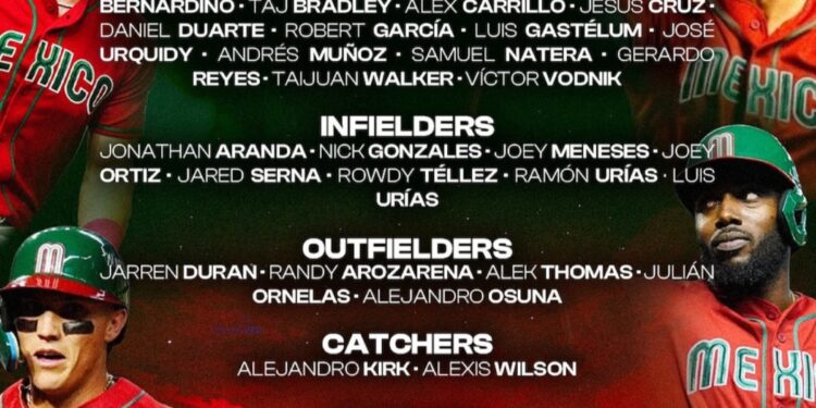 ​¡Playball! México inicia su camino en el Clásico Mundial de Béisbol 2026