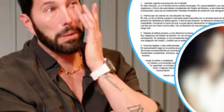 ​»Riesgo real»: Poncho de Nigris solicita protección ante amenazas vinculadas a su pasado