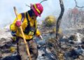 Refuerza Gobierno de Tamaulipas acciones coordinadas para el control de incendio forestal en Miquihuana