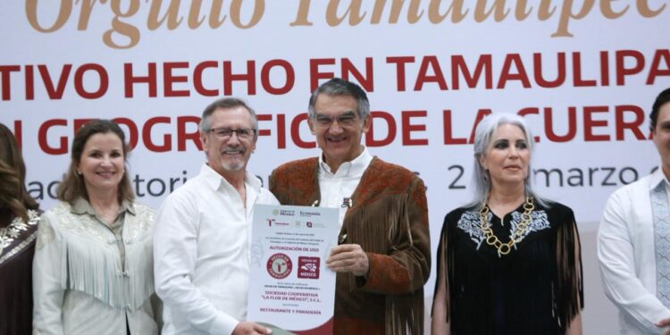 Tamaulipas está en su mejor momento: entregan distintivos a emprendedores e Indicación Geográfica de la Cuera Tamaulipeca
