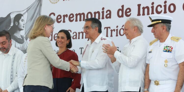 El futuro de Pemex está en Tamaulipas: arranca Campo Trión en Altamira