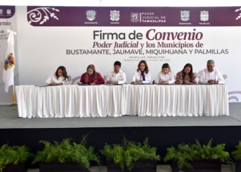 Firman IDPET y Poder Judicial convenio con municipios del altiplano para ampliar servicios de defensoría pública