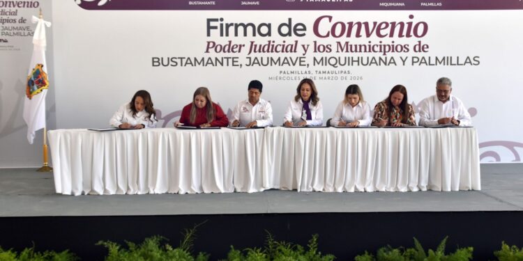 Firman IDPET y Poder Judicial convenio con municipios del altiplano para ampliar servicios de defensoría pública