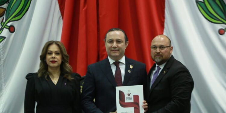 Recibe Congreso de Tamaulipas Cuarto Informe del gobernador Américo Villarreal