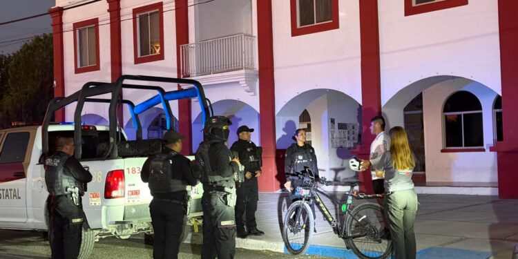 Acompaña Guardia Estatal rodada de César Vallejo rumbo a Ciudad Victoria