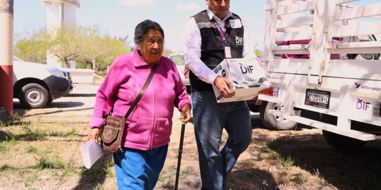 Inicia DIF Tamaulipas la primera entrega de canastas alimentarias en los 43 municipios del estado