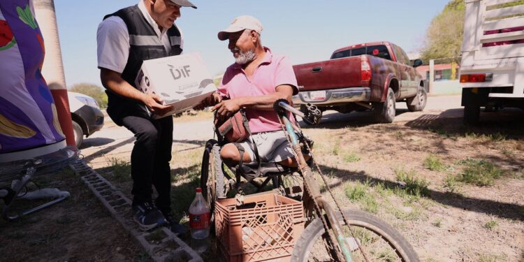 Inicia DIF Tamaulipas la primera entrega de canastas alimentarias en los 43 municipios del estado