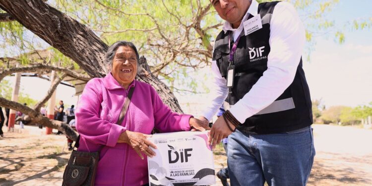 Inicia DIF Tamaulipas la primera entrega de canastas alimentarias en los 43 municipios del estado