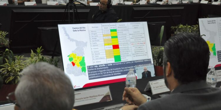 Presenta SRHDS actualización del Semáforo del Cuidado del Agua en Tamaulipas