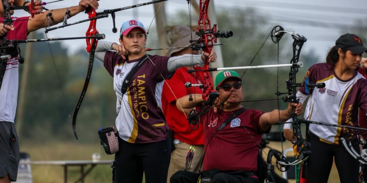 Busca Tamaulipas hacer historia en el tiro con arco rumbo a la Olimpiada Nacional 2026