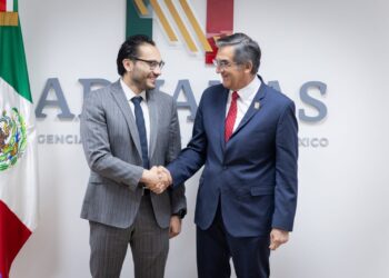 Se reúne Américo con nuevo titular de Aduanas; impulsa proyectos estratégicos en Tamaulipas